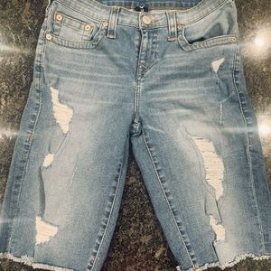 True Religion denim shorts